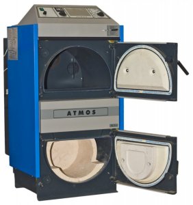 ATMOS DС 32 GS, котел твердотопливный пиролизный