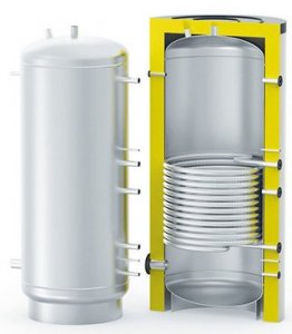 S-TANK Solar SS-HP 1000, бойлер косвенного нагрева (нерж. сталь)