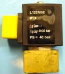 Клапан L122 M02-ZA30A 230 V/50HZ (PNZ)
